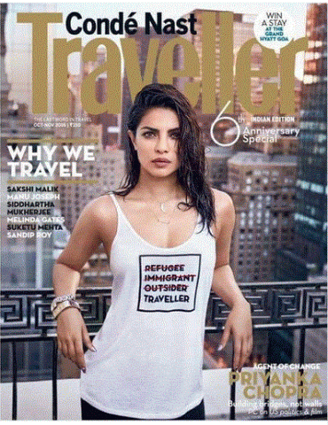 Priyanka Chopra is trolled on Twitter for having insensitive message on her tee !