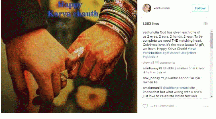 Did Iulia Vantur keep fast for Salman?