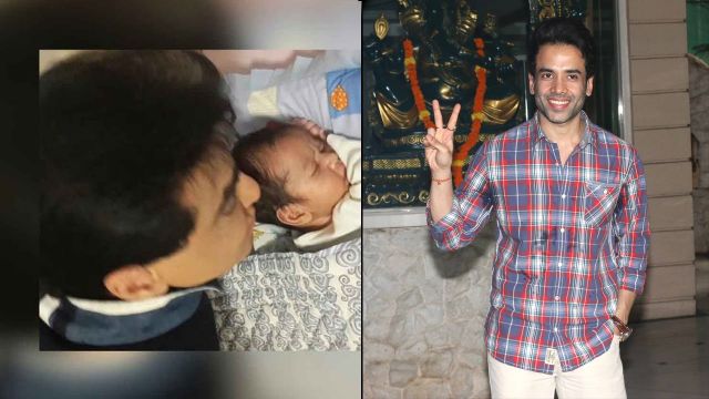 See the adorable picture of Tusshar's son with Ekta Kapoor