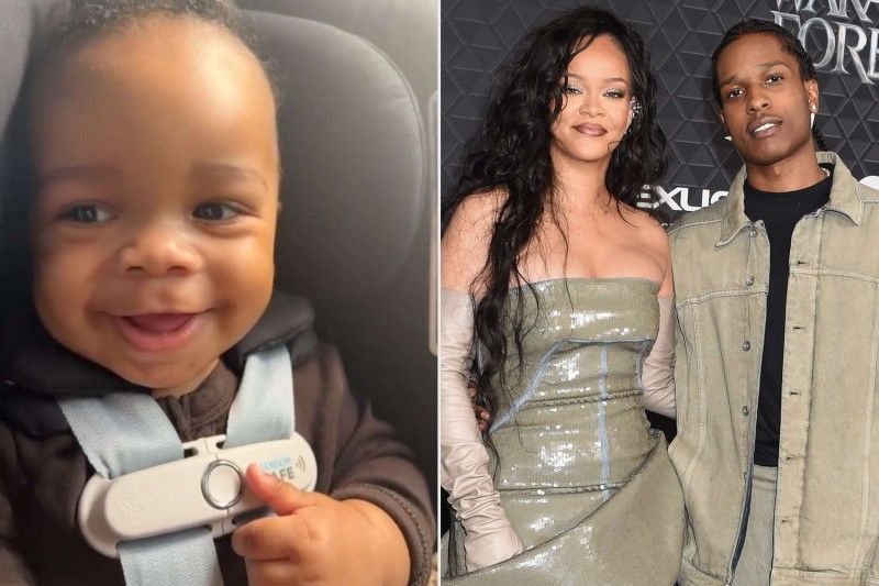 Rihanna has uploaded a new video of her son