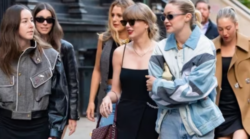 Taylor Swift steps out for girl's night with Gigi Hadid and Blake Lively