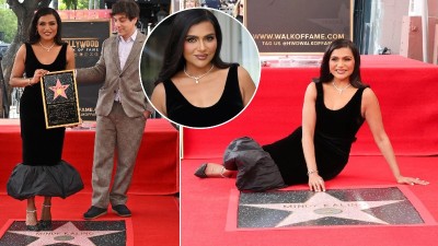 Mindy Kaling in galaxy of 'Hollywood Walk of Fame