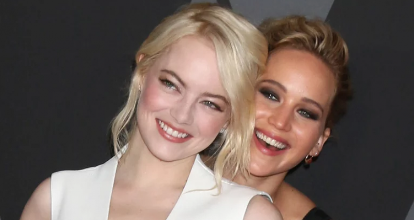 BFF's Emma Stone and Jennifer Lawrence get together for a dinner outing in NYC