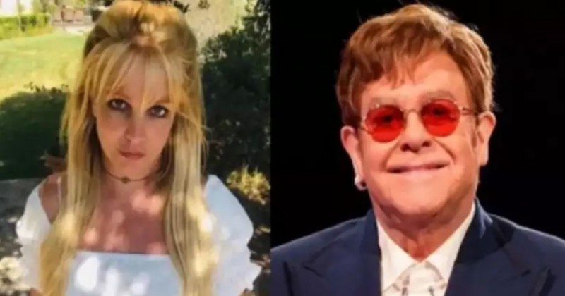Britney was not in a good place mentally when she came to Sir Elton for 'Hold Me Closer' duet
