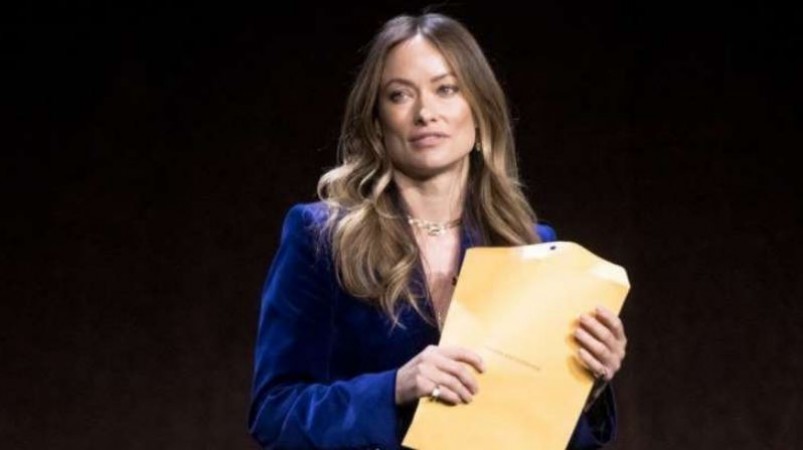 Olivia Wilde talks about being served custody papers by ex-Jason Sudeikis at CinemaCon