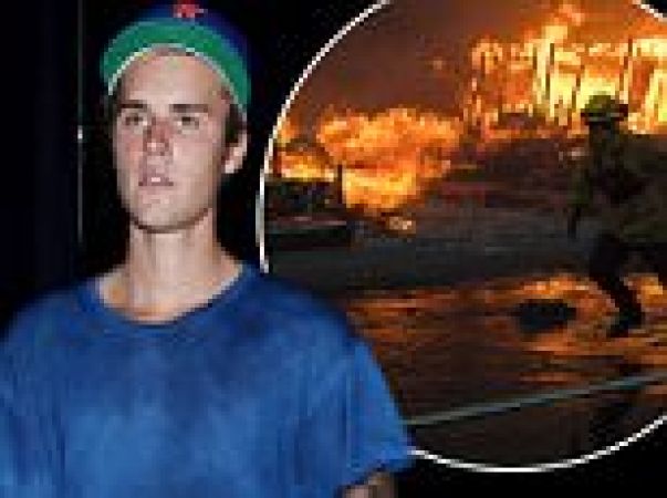 Justin promises to support California wildfire victims