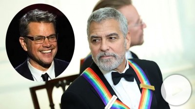 Matt Damon Reveals George Clooney 'defected' in kitty litter box as joke