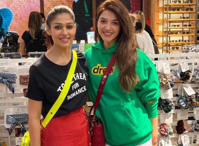 Mehreen Pirzada and Nayanthara bump into each other while shopping in Dubai; see photos
