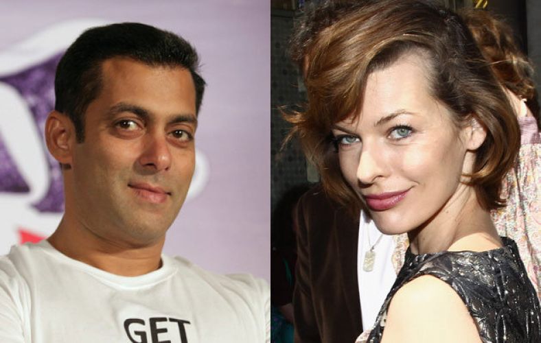 Milla Jovovich has quite impressed after seeing the fan following of Salman Khan