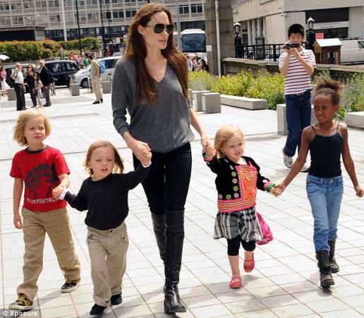 It is Angelina Jolie’s turn to indulge in some downtime with her kids