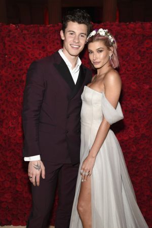 Shawn Mendes slips on the day of ex Hailey's engagement