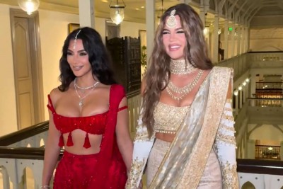 Kim Kardashian's Indian Wedding Look Divides Opinion, Receives Mixed Reviews