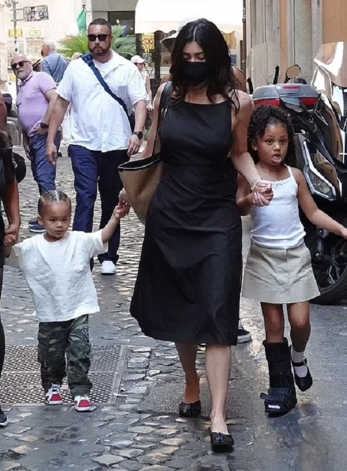 Kylie Jenner's Adorable Rome Outing with Kids Stormi and Aire Goes Viral