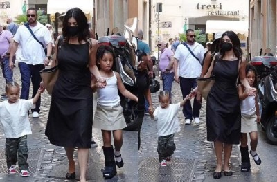 Kylie Jenner's Adorable Rome Outing with Kids Stormi and Aire Goes Viral