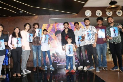 Indian Spider Man (Mile Morales) Aka Koustuv Ghosh hosts Special Screening of hindi dubbed version of ‘Across The Spider-Verse’