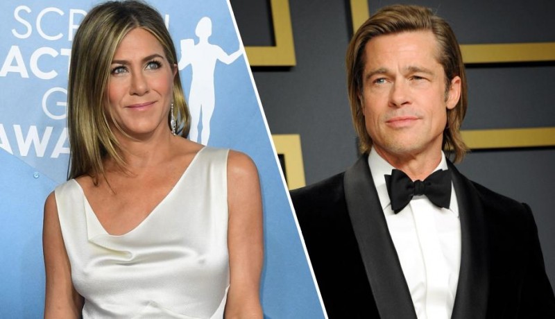 Jennifer Aniston declares there's 'no oddness at all' between her and ex Brad Pitt