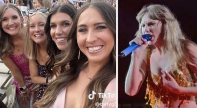 A fan who had been 'harassed' by security officers received free tickets from Taylor Swift.
