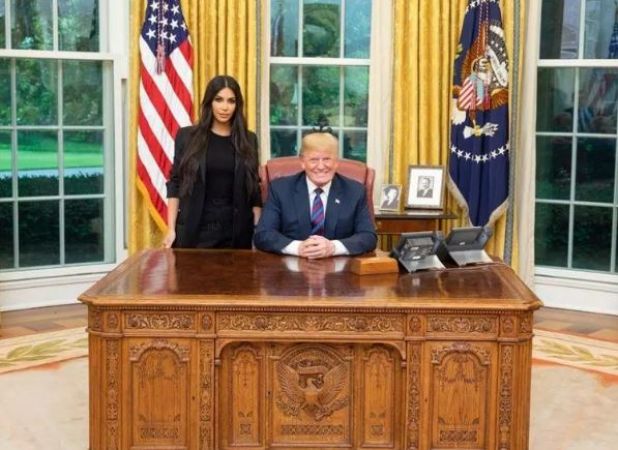 Kim Kardashian met US President Trump to free women