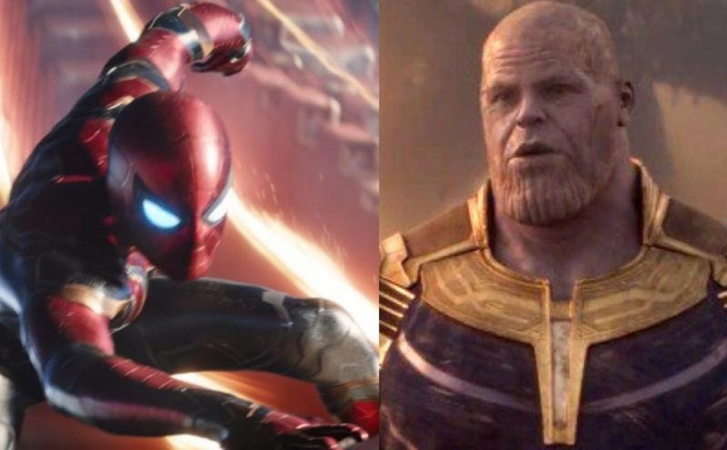 Avengers 4: Spiderman and Thanos snap scene recreated on a pumpkin in Infinity war