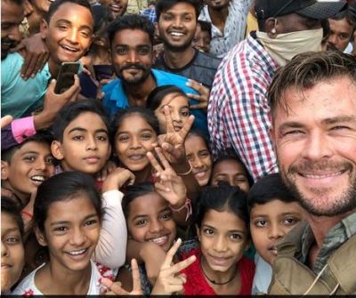 Chris Hemsworth a.k.a Thor arrives in Mumbai, will be shooting for upcoming movie Dhaka