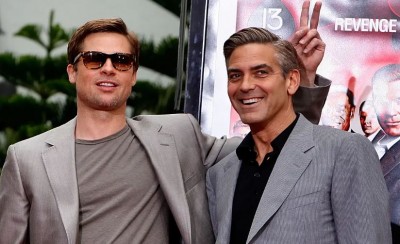This is how George Clooney reacted to Brad Pitt calling him 'the Most Handsome Man in the World'
