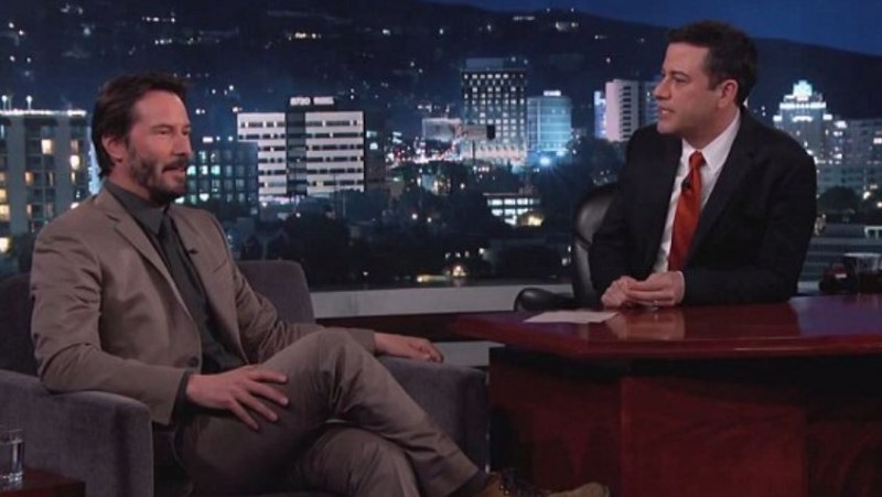 Jimmy Kimmel shocks Keanu Reeves with old interview