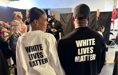 Kanye West claps back to trolls on wearing 'White Lives Matter' shir