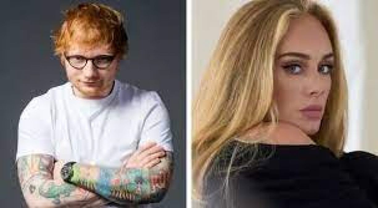 Adele jokes Ed Sheeran can 'panic' after learning his new album will be released before hers