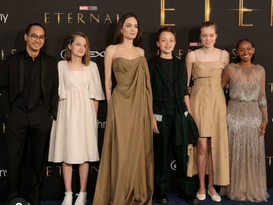 The hilarious reactions of Angelina Jolie's children to her Eternals costume, Here what she says
