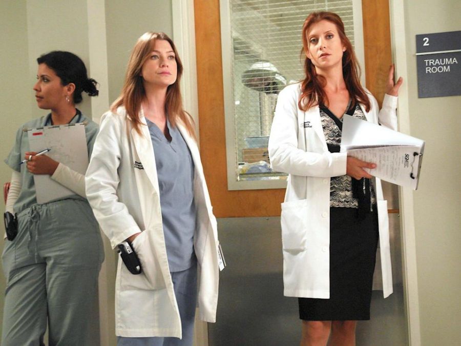 The reunion was intense and emotional for Kate Walsh with her Grey's Anatomy co-stars
