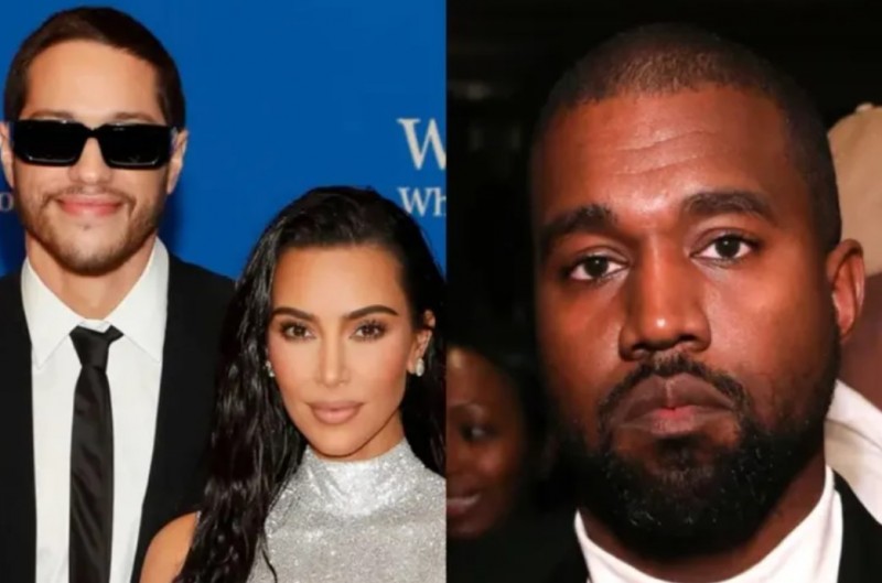 Kim Kardashian's ex Pete Davidson threatens Kanye West in a rant on social media