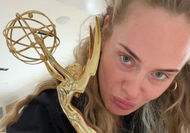 Adele bags her first Emmy Award win; see her reaction