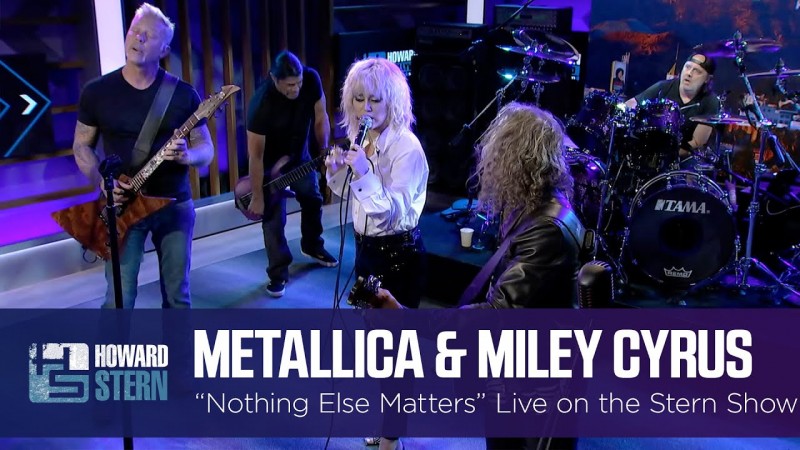 Watch! Metallica and Miley Cyrus Perform 
