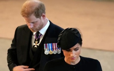Following Queen Elizabeth's funeral, Prince Harry and Meghan Markle return to their California residence.