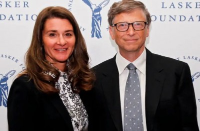 Bill Gates and Melinda Gates reunite a year after divorce at an event