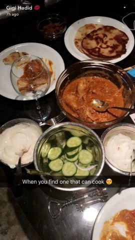 A beautiful home date of Zayn Malik Gigi Hadid look what he cooked for her lady love!