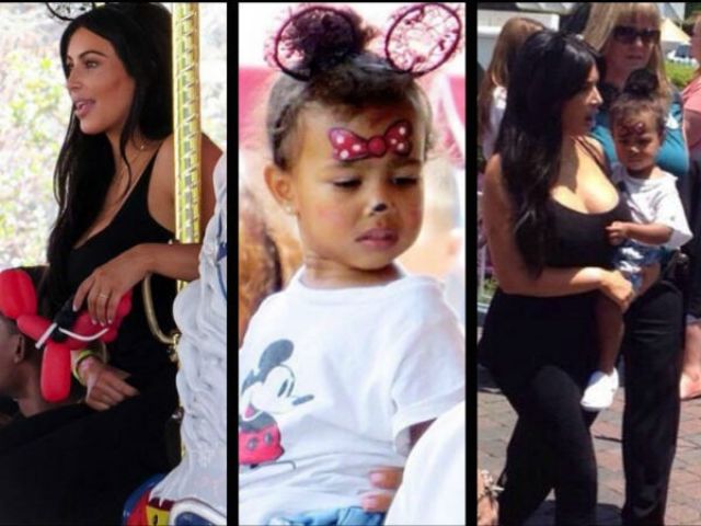Kim and Kanye celebrated their daughter North’s birthday in Disneyland