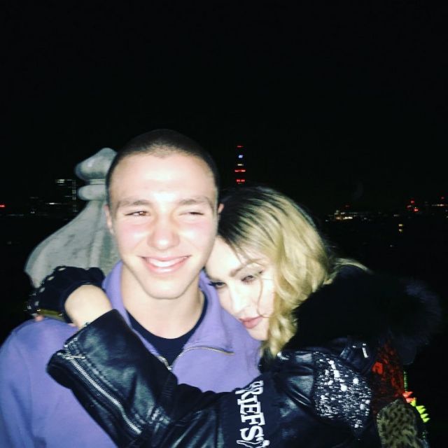 Everything is fine between Madonna & son Rocco !
