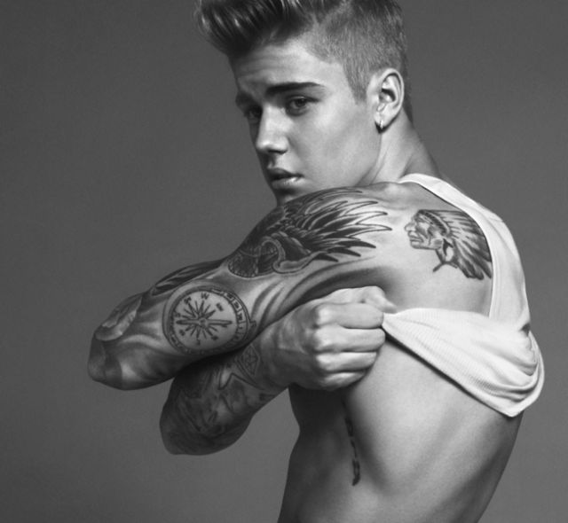 justin Bieber stripped down, look out for what?