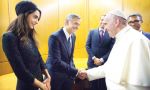 Clooney, Gere, Salma Hayek honored by Pope Francis