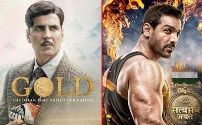 Second day Box office collection of Gold and Satyamev Jayate