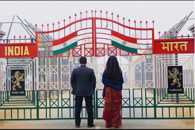 Bharat first look out: Salman Khan and Katrina Kaif standing at the Wagah border
