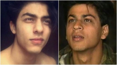 Shah Rukh Khan is look younger as his son Aryan
