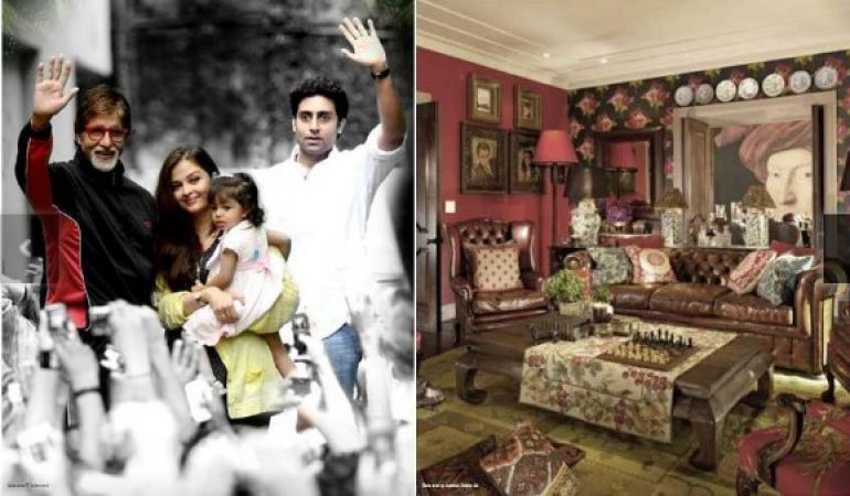 Watch the pictures of Big B's luxurious house from inside
