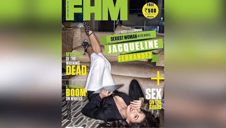 The sensuous avatar of Jacqueline Fernandez on cover of FHM