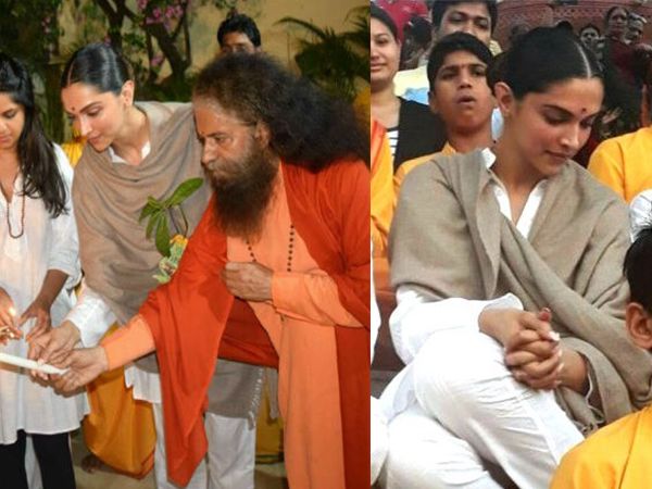 Take a look at Deepika Padukone's simplicity while performing Ganga Puja