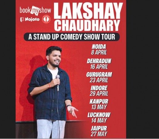 Comedian Lakshay Chaudhary Opens Up About His Upcoming Stand-Up Shows in Different Cities