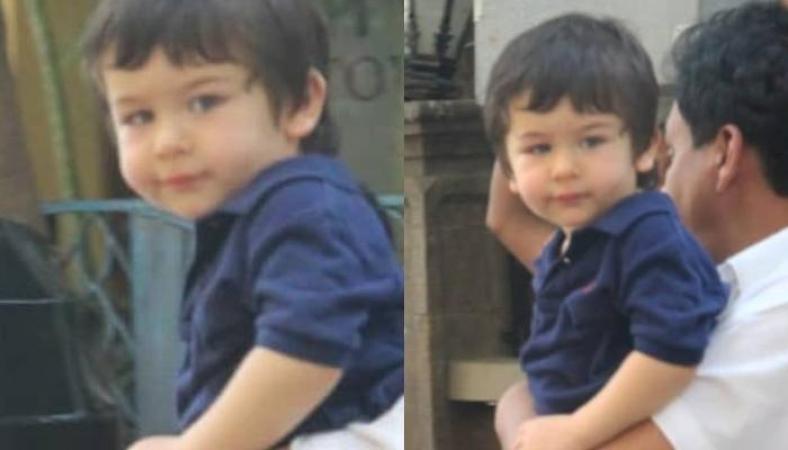 Little munchkin Taimur Ali Khan looks dapper casuals but one thing was missing…..pics inside