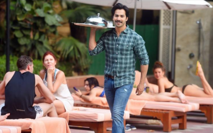 Varun Dhawan is at your service in this photo, have a look