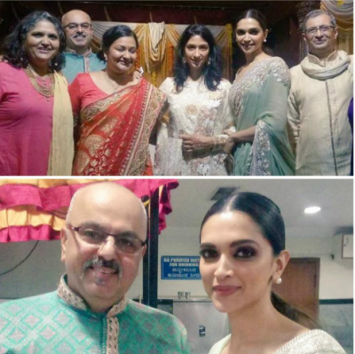 Photos! Deepika Padukone poses with her family at a wedding